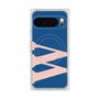 プレミアムスクエアケース with Pixelsnap［ オリジナル - initial color - W navy ］