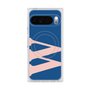 プレミアムスクエアケース with Pixelsnap［ オリジナル - initial color - W navy ］