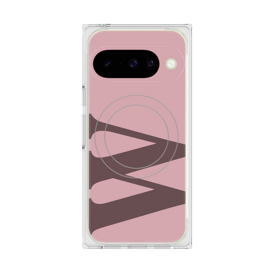 プレミアムスクエアケース with Pixelsnap［ オリジナル - initial color - W dusty pink ］