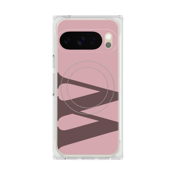 プレミアムスクエアケース with Pixelsnap［ オリジナル - initial color - W dusty pink ］