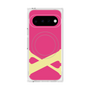 プレミアムスクエアケース with Pixelsnap［ オリジナル - initial color - X pink ］
