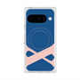 プレミアムスクエアケース with Pixelsnap［ オリジナル - initial color - X navy ］