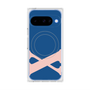 プレミアムスクエアケース with Pixelsnap［ オリジナル - initial color - X navy ］