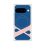 プレミアムスクエアケース with Pixelsnap［ オリジナル - initial color - X navy ］