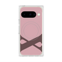 プレミアムスクエアケース with Pixelsnap［ オリジナル - initial color - X dusty pink ］