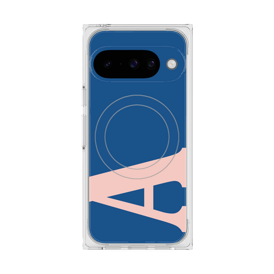 プレミアムスクエアケース with Pixelsnap［ オリジナル - initial color - A navy ］