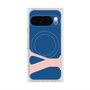 プレミアムスクエアケース with Pixelsnap［ オリジナル - initial color - Y navy ］