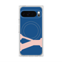 プレミアムスクエアケース with Pixelsnap［ オリジナル - initial color - Y navy ］