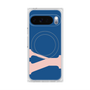 プレミアムスクエアケース with Pixelsnap［ オリジナル - initial color - Y navy ］