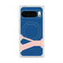 プレミアムスクエアケース with Pixelsnap［ オリジナル - initial color - Y navy ］