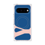 プレミアムスクエアケース with Pixelsnap［ オリジナル - initial color - Y navy ］