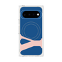 プレミアムスクエアケース with Pixelsnap［ オリジナル - initial color - Y navy ］