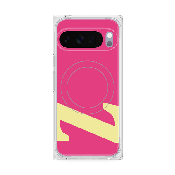 プレミアムスクエアケース with Pixelsnap［ オリジナル - initial color - Z pink ］