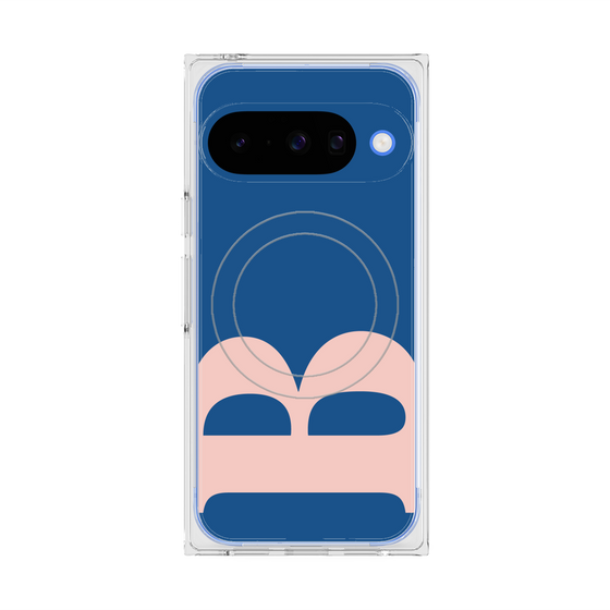 プレミアムスクエアケース with Pixelsnap［ オリジナル - initial color - B navy ］