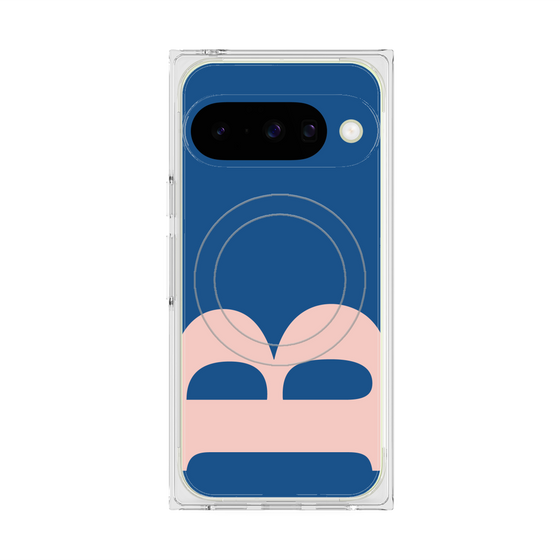プレミアムスクエアケース with Pixelsnap［ オリジナル - initial color - B navy ］