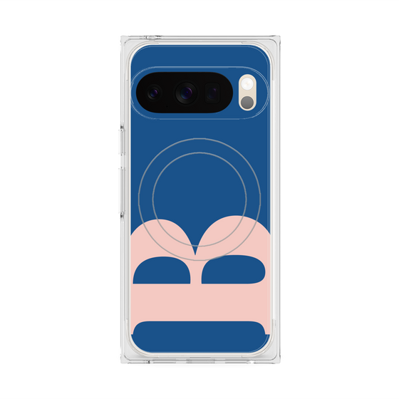 プレミアムスクエアケース with Pixelsnap［ オリジナル - initial color - B navy ］