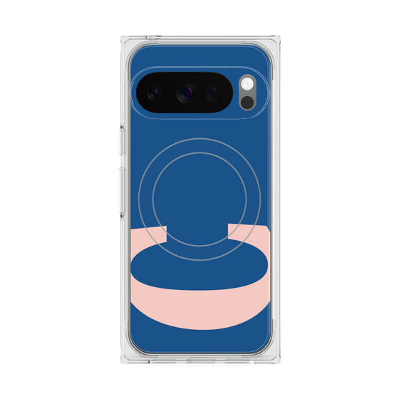 プレミアムスクエアケース with Pixelsnap［ オリジナル - initial color - C navy ］
