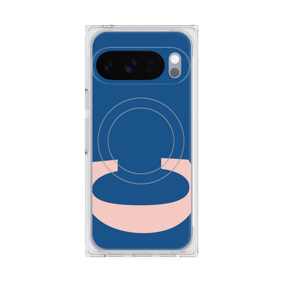 プレミアムスクエアケース with Pixelsnap［ オリジナル - initial color - C navy ］