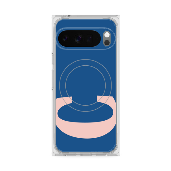 プレミアムスクエアケース with Pixelsnap［ オリジナル - initial color - C navy ］