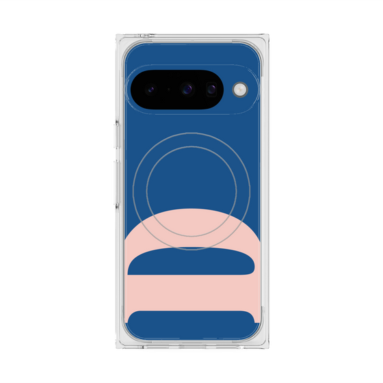 プレミアムスクエアケース with Pixelsnap［ オリジナル - initial color - D navy ］