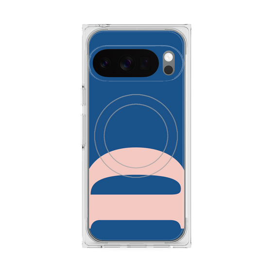 プレミアムスクエアケース with Pixelsnap［ オリジナル - initial color - D navy ］