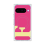 プレミアムスクエアケース with Pixelsnap［ オリジナル - initial color - F pink ］