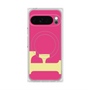 プレミアムスクエアケース with Pixelsnap［ オリジナル - initial color - F pink ］