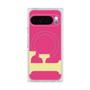 プレミアムスクエアケース with Pixelsnap［ オリジナル - initial color - F pink ］