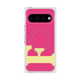 プレミアムスクエアケース with Pixelsnap［ オリジナル - initial color - F pink ］