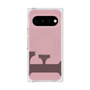 プレミアムスクエアケース with Pixelsnap［ オリジナル - initial color - F dusty pink ］