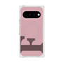 プレミアムスクエアケース with Pixelsnap［ オリジナル - initial color - F dusty pink ］