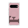 プレミアムスクエアケース with Pixelsnap［ オリジナル - initial color - F dusty pink ］