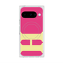 プレミアムスクエアケース with Pixelsnap［ オリジナル - initial color - H pink ］