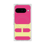 プレミアムスクエアケース with Pixelsnap［ オリジナル - initial color - H pink ］