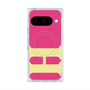 プレミアムスクエアケース with Pixelsnap［ オリジナル - initial color - H pink ］