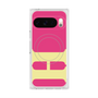 プレミアムスクエアケース with Pixelsnap［ オリジナル - initial color - H pink ］