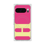 プレミアムスクエアケース with Pixelsnap［ オリジナル - initial color - H pink ］