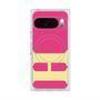 プレミアムスクエアケース with Pixelsnap［ オリジナル - initial color - H pink ］