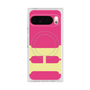 プレミアムスクエアケース with Pixelsnap［ オリジナル - initial color - H pink ］