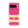 プレミアムスクエアケース with Pixelsnap［ オリジナル - initial color - H pink ］