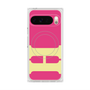 プレミアムスクエアケース with Pixelsnap［ オリジナル - initial color - H pink ］