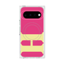 プレミアムスクエアケース with Pixelsnap［ オリジナル - initial color - H pink ］