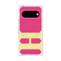 プレミアムスクエアケース with Pixelsnap［ オリジナル - initial color - H pink ］