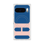 プレミアムスクエアケース with Pixelsnap［ オリジナル - initial color - H navy ］