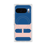 プレミアムスクエアケース with Pixelsnap［ オリジナル - initial color - H navy ］