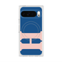プレミアムスクエアケース with Pixelsnap［ オリジナル - initial color - H navy ］