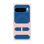プレミアムスクエアケース with Pixelsnap［ オリジナル - initial color - H navy ］