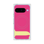 プレミアムスクエアケース with Pixelsnap［ オリジナル - initial color - J pink ］