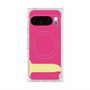 プレミアムスクエアケース with Pixelsnap［ オリジナル - initial color - J pink ］
