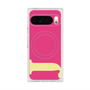 プレミアムスクエアケース with Pixelsnap［ オリジナル - initial color - J pink ］